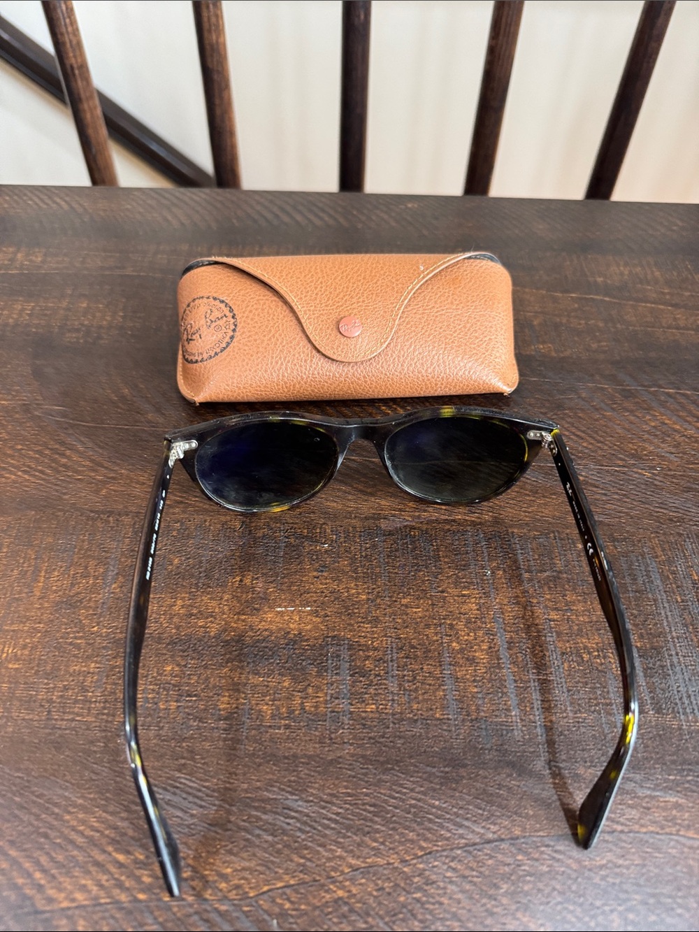 Ray-Ban Brown Sunglasses with Case - Picture 4 of 5